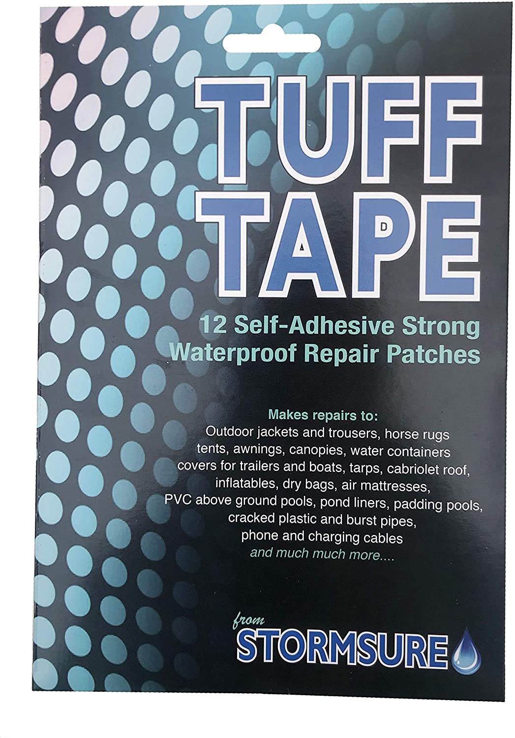 Stormsure Tuff Tape 12 parches impermeables